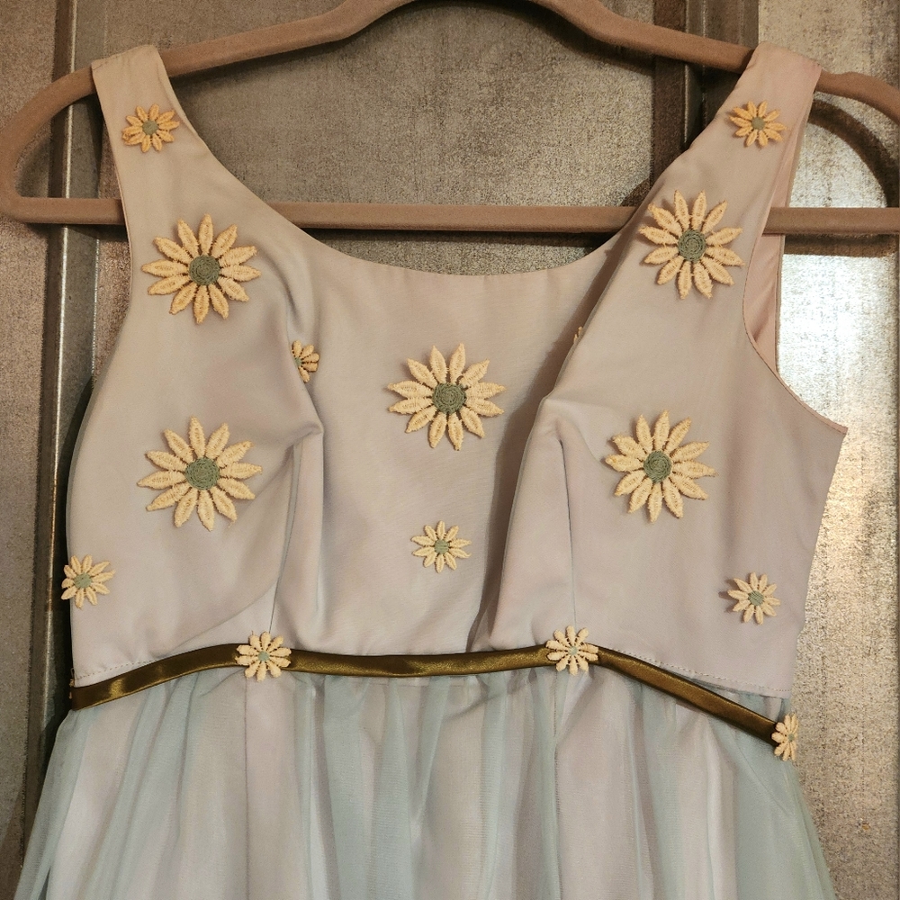 VTG Handmade 60s Baby Blue Dress - Picture 3 of 6